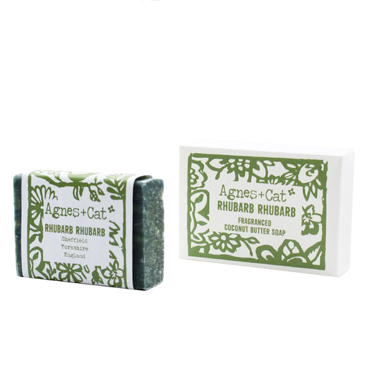 Handgemachte Naturseife mit Rhabarber-Duft – 140g