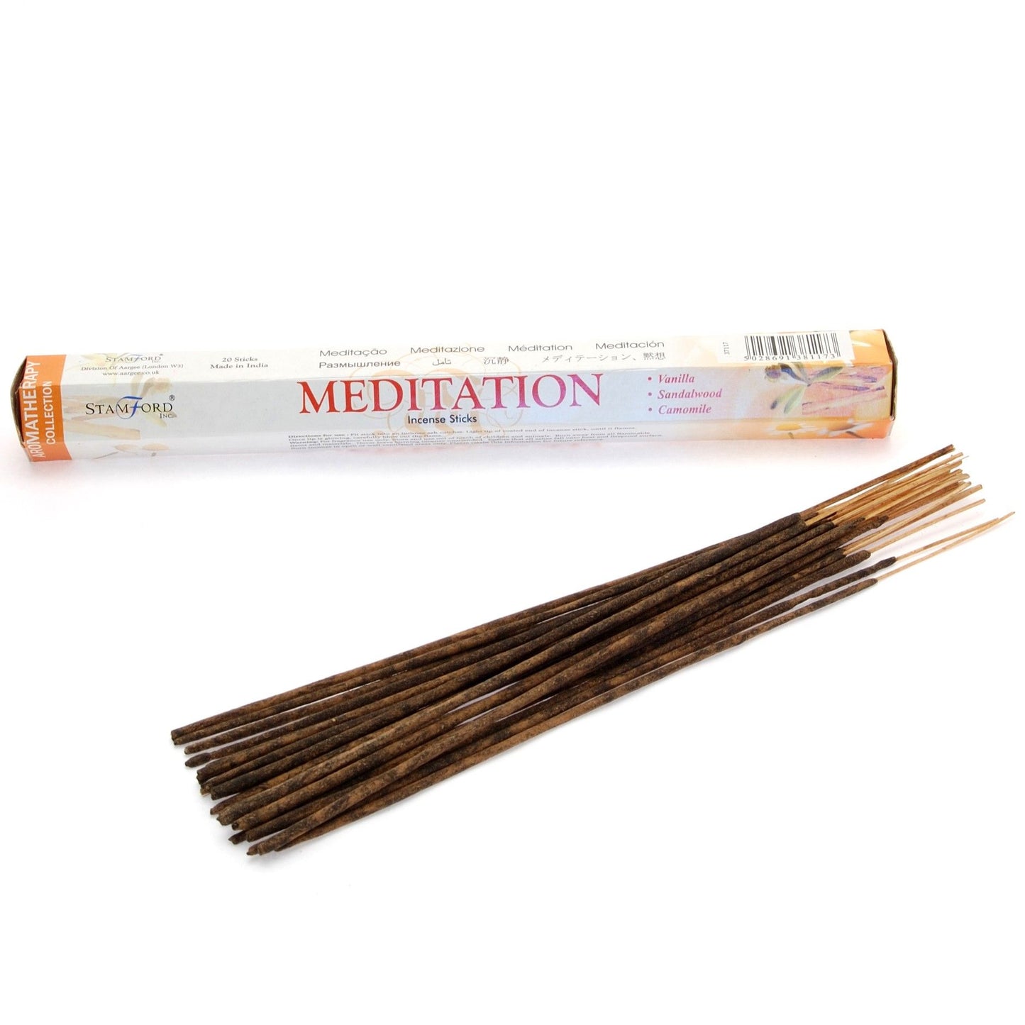 Meditation Premium Räucherstäbchen – Handgerollt, 120 Stück