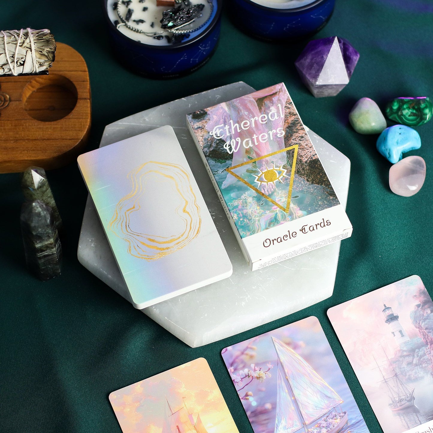 Orakelkarten 'Sirenen & Mondlicht' – 40 Karten für intuitive Momente