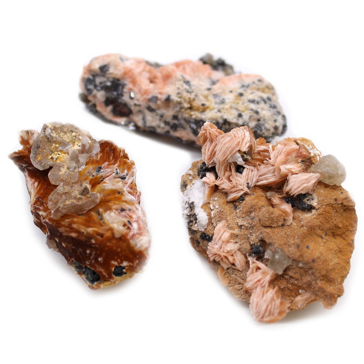 Mineraliensammlung Barit & Serizit – 60 handverlesene Unikate
