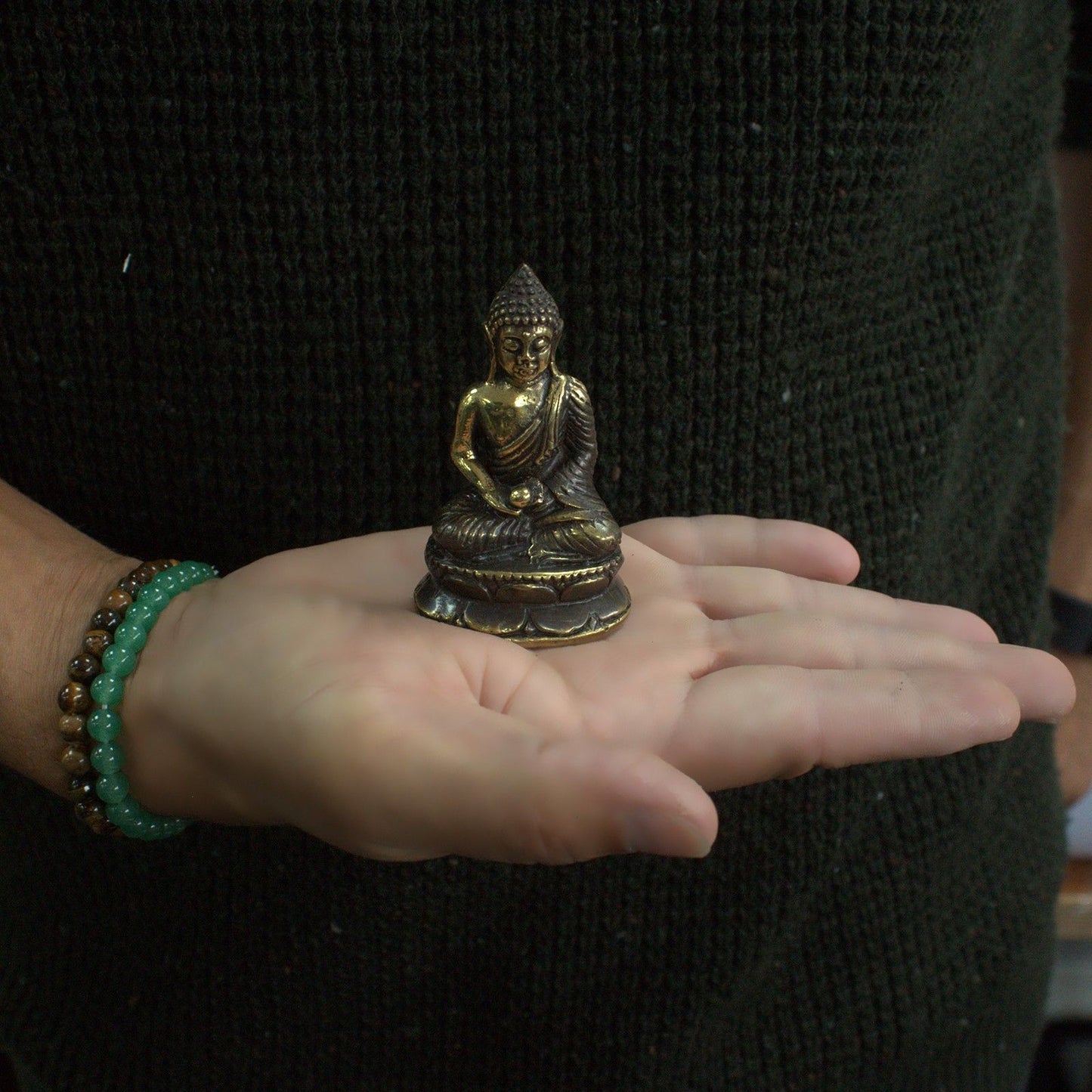 Buddha-Statue aus Messing – Meditierende Figur für innere Ruhe