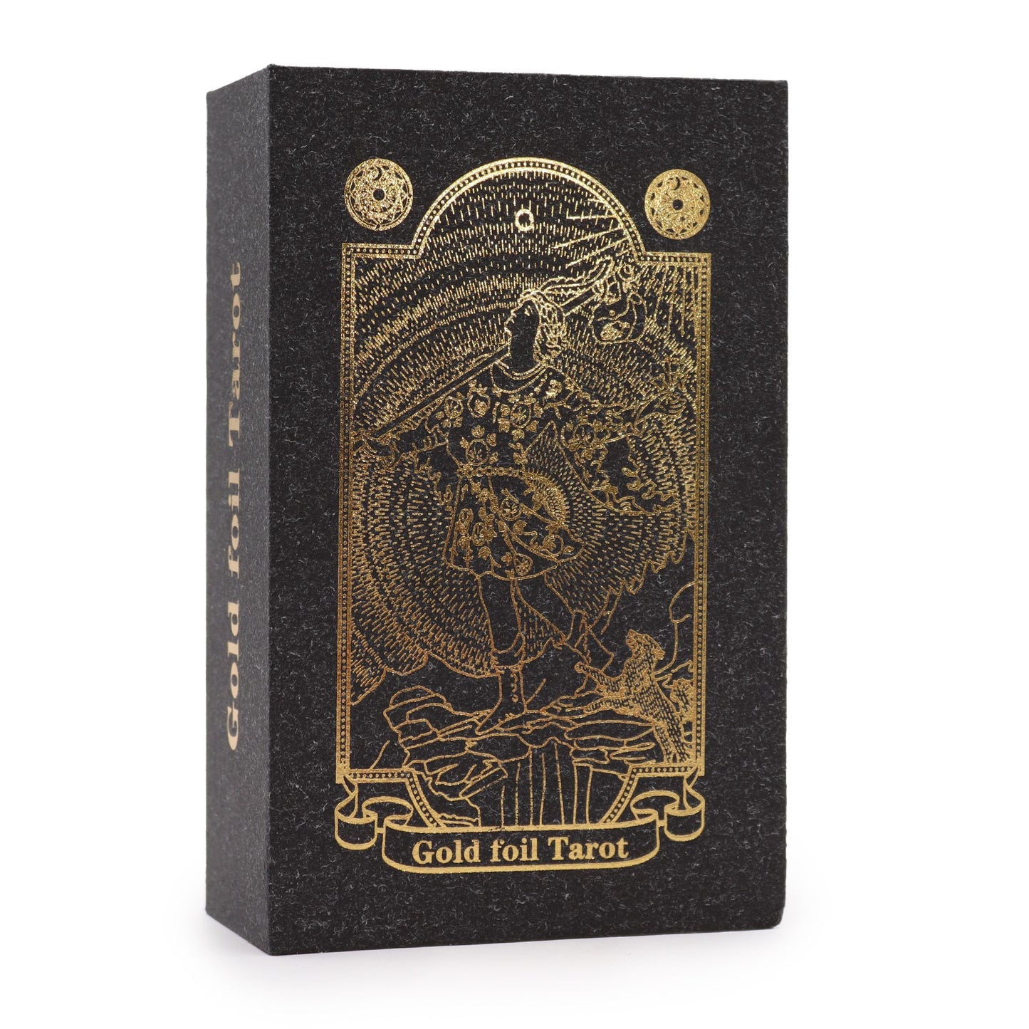Tarot-Set 'Goldfolien' – 78 Karten mit Anleitungsbuch in Geschenkbox