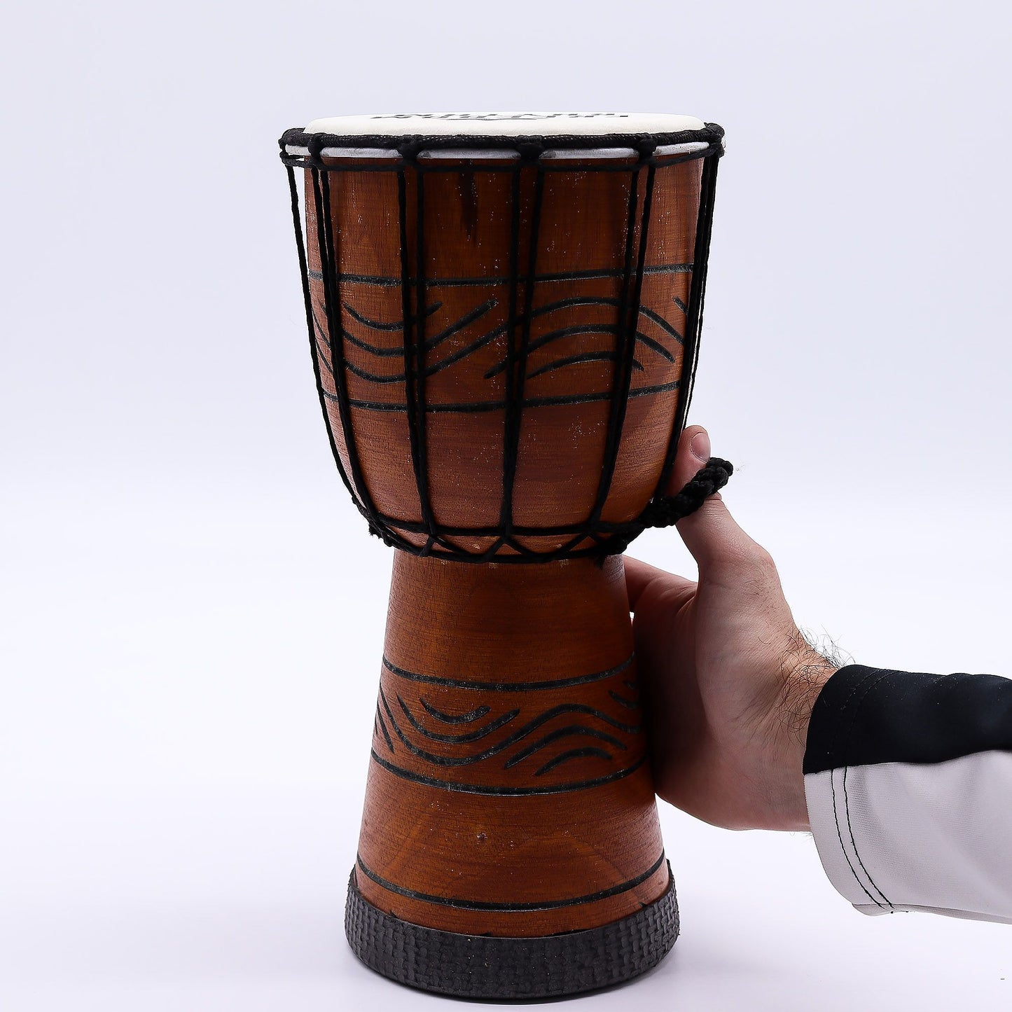 Small Pro Soul Sound Djembe - Kompakte Handtrommel aus Jackfruit-Holz (30 cm)