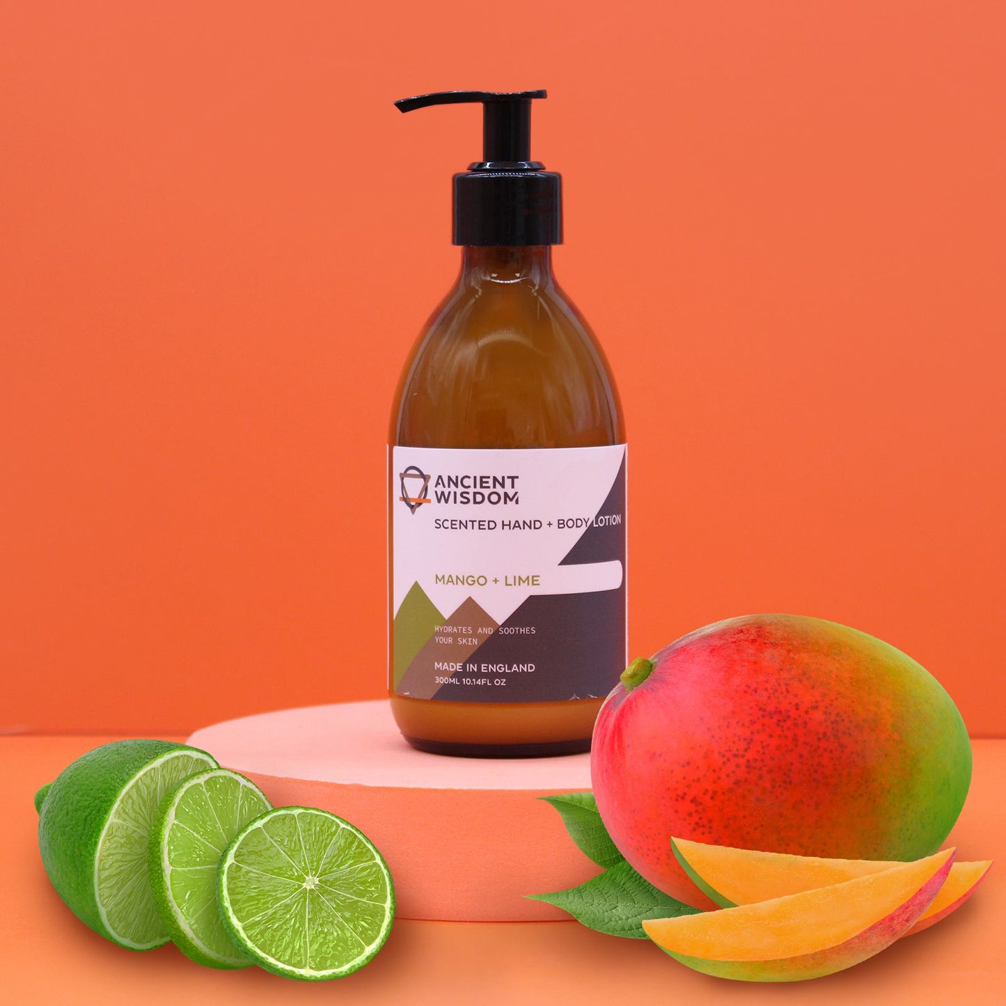 Körperlotion Mango-Limette – Erfrischende Pflege für 24h zarte Haut, 300 ml