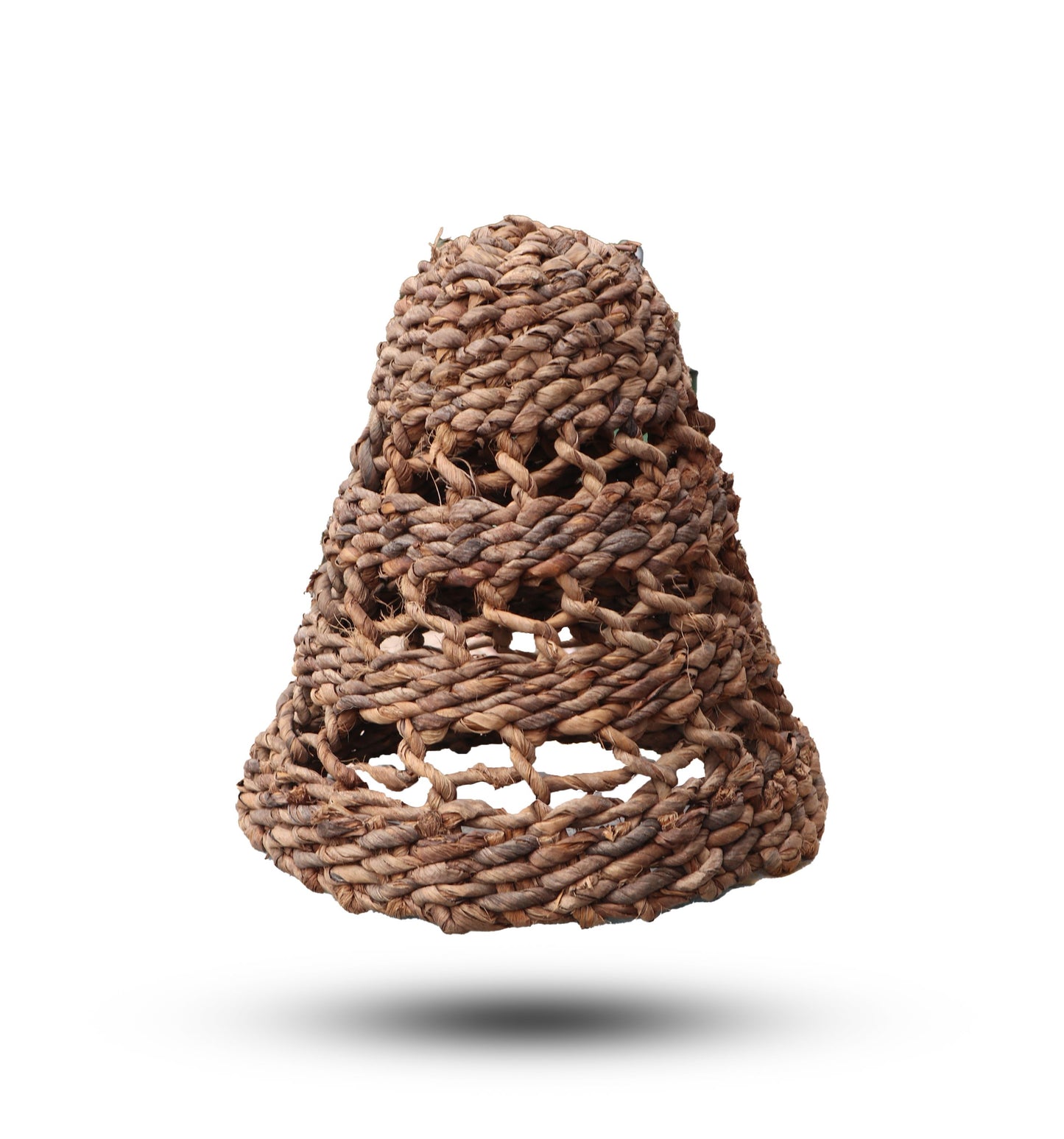 Set aus 3 Lampenschirmen aus natürlichem Bananenblatt