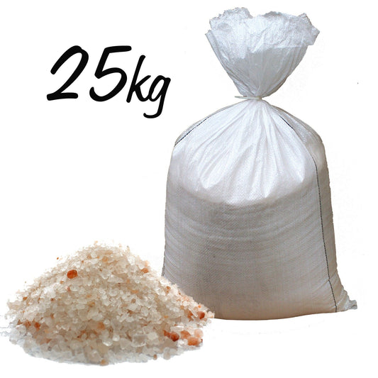 Natursalz Rosa Himalaya 3-5mm 25kg - Kristallbad im Jutesack