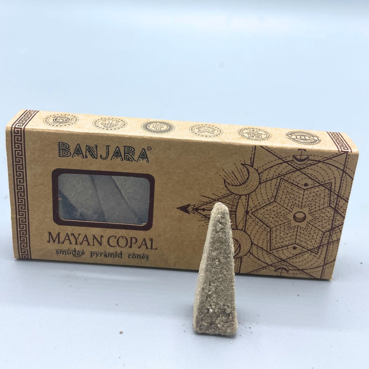 Banjara Räucherkegel Maya-Copal in Pyramidenform - 10 Stück