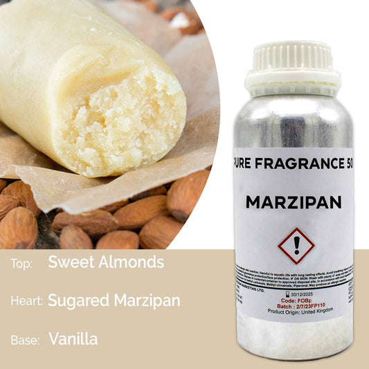 Reines Duftöl Marzipan - 500ml Vorratsflasche für kreative Düfte