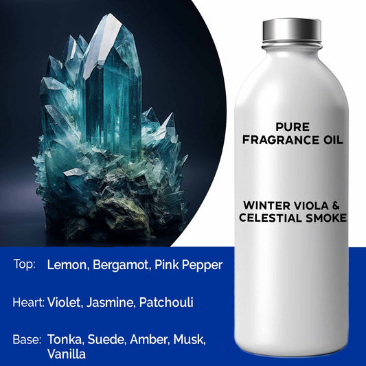 Reines Duftöl Winterveilchen & Himmlischer Rauch – 500ml Flakon
