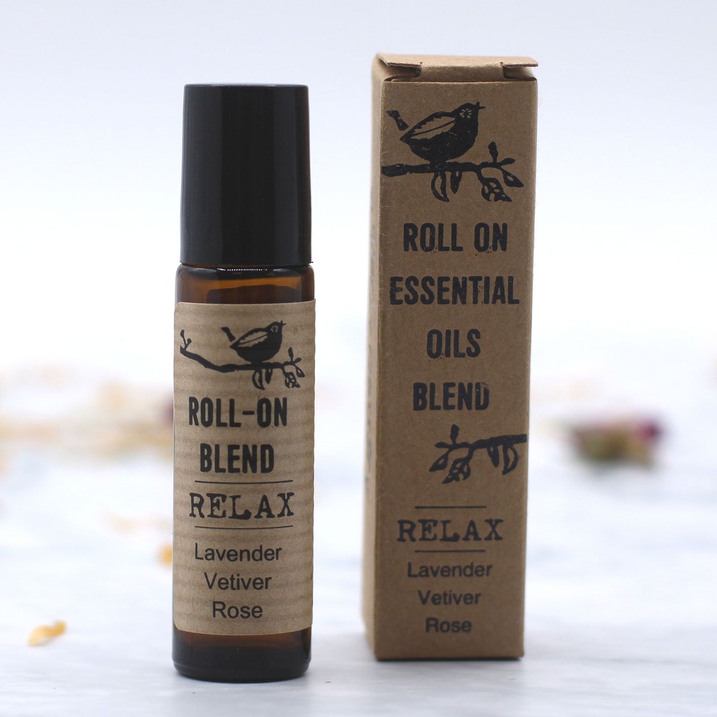 Roll-On für innere Ruhe – Lavendel, Vetiver & Rose Aromablendung (10 ml)