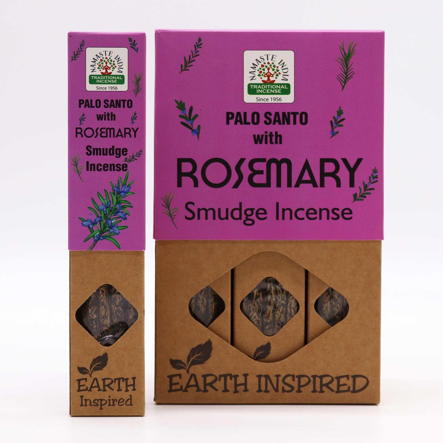 Natürliche Räucherstäbchen Rosmarin & Palo Santo – 9 Stück