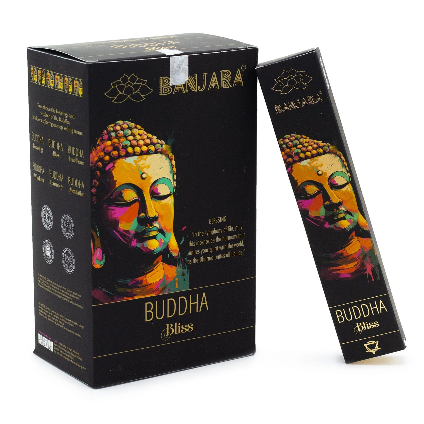 Buddha Bliss - Handgefertigte Banjara Räucherstäbchen für Harmonie