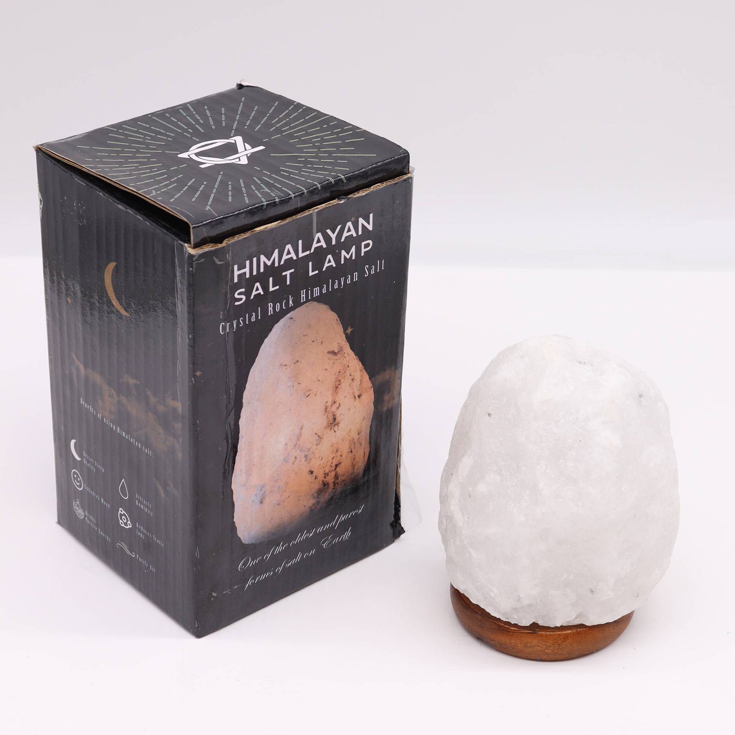 Himalaya-Salzkristalllampe (1,5-2 kg) – Natürliches Wohlfühllicht