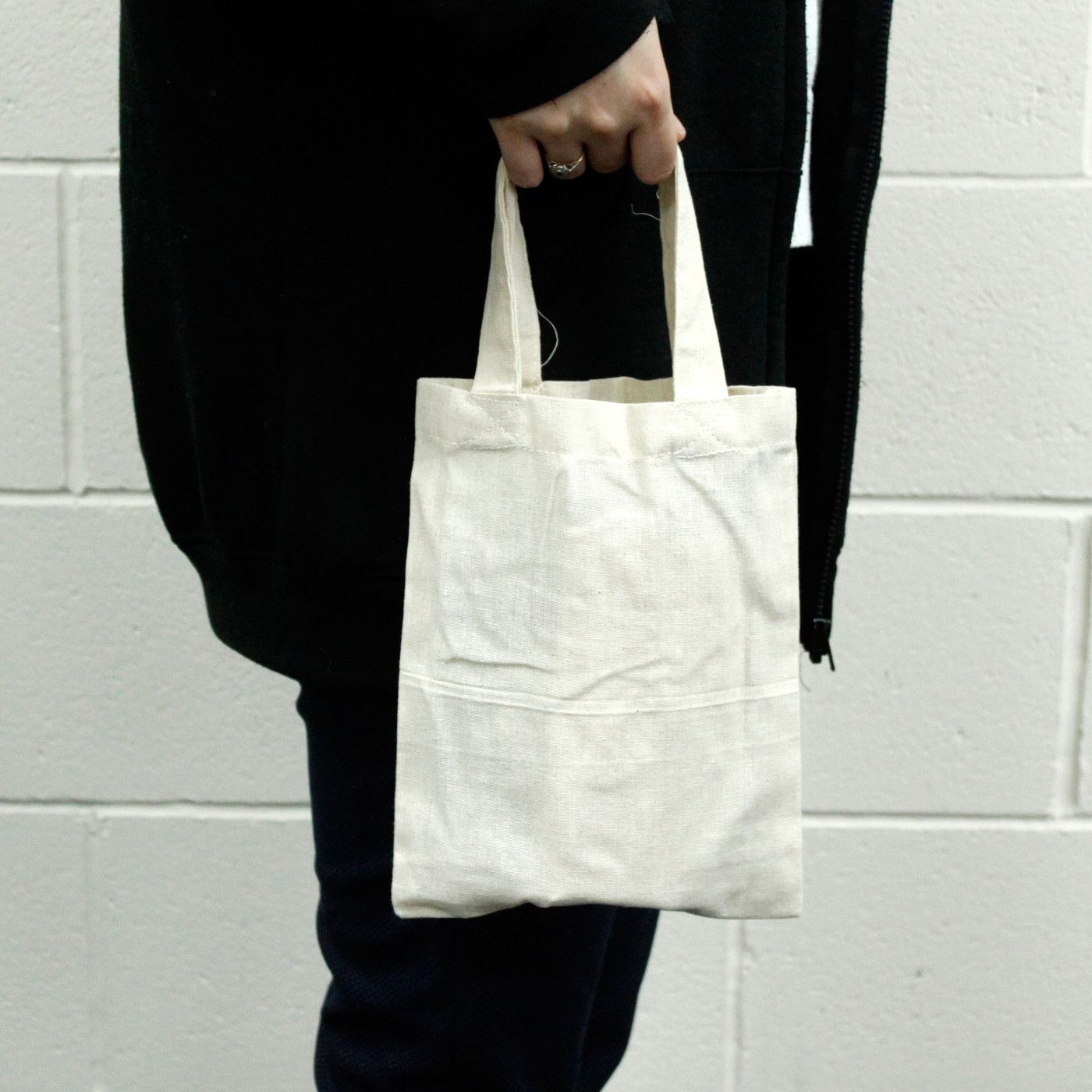 Natürliche Baumwolltasche 25x20 cm – Robust & wiederverwendbar