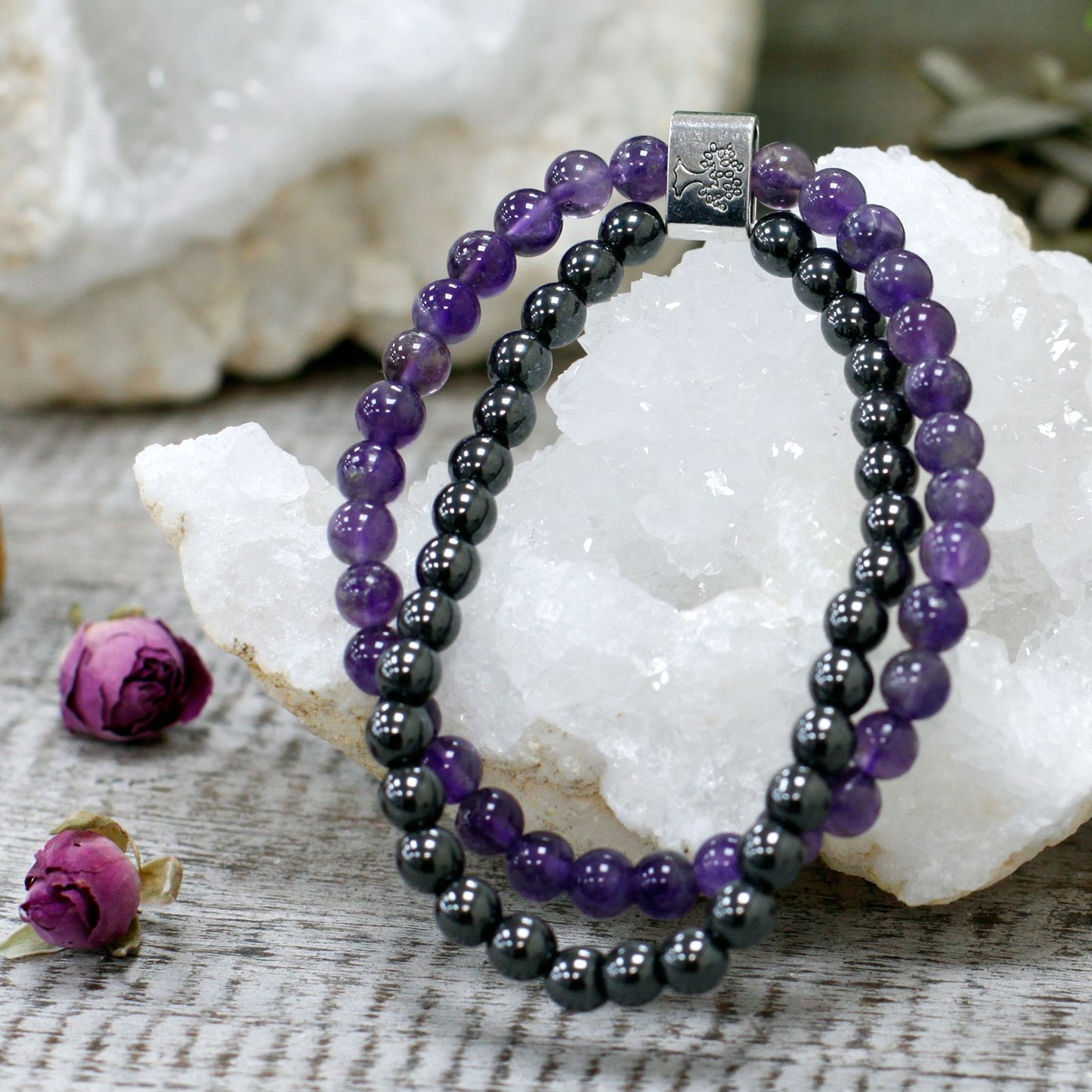 Magnetarmband mit Amethyst – Natürlicher Edelstein für Balance & Stil