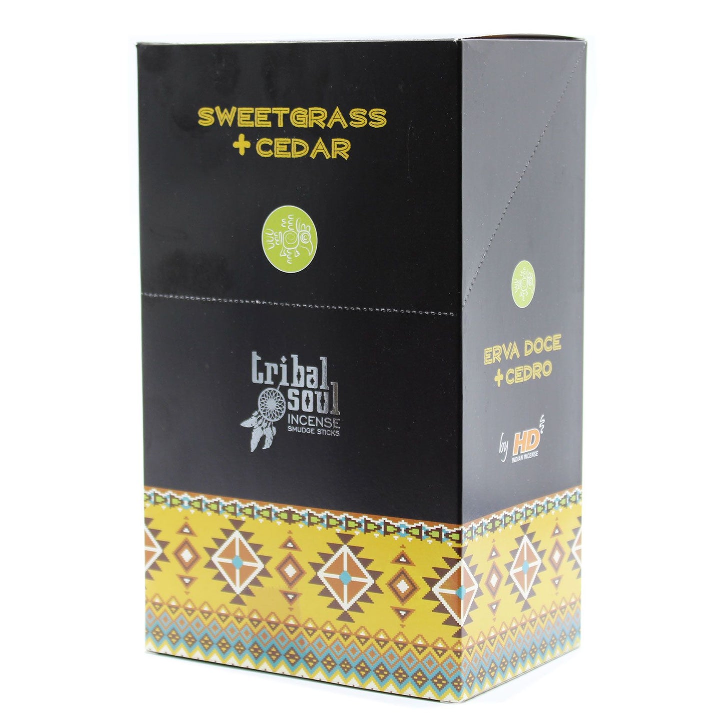 Tribal Soul Räucherstäbchen Set – Handgerollte Düfte aus Süßgras & Zedernholz (12 x 15g)