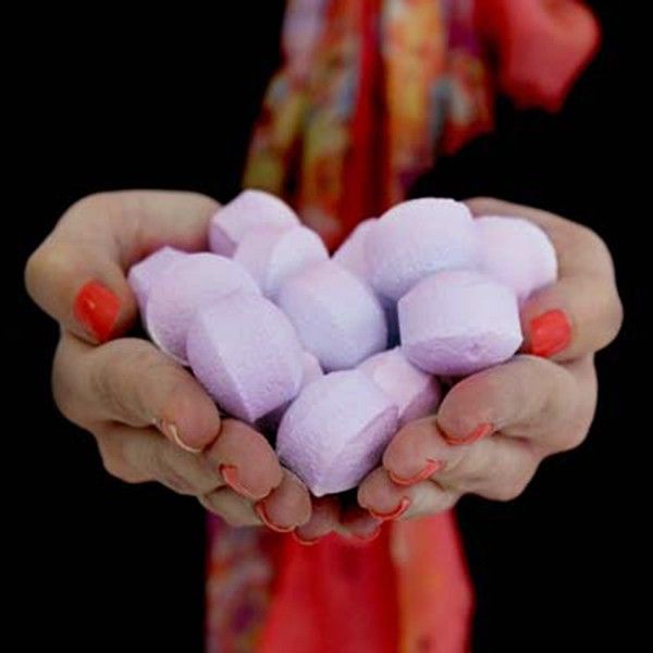 Mini-Badebomben Box 'Schwarze Kirsche' - Luxus für Bad & Wellness