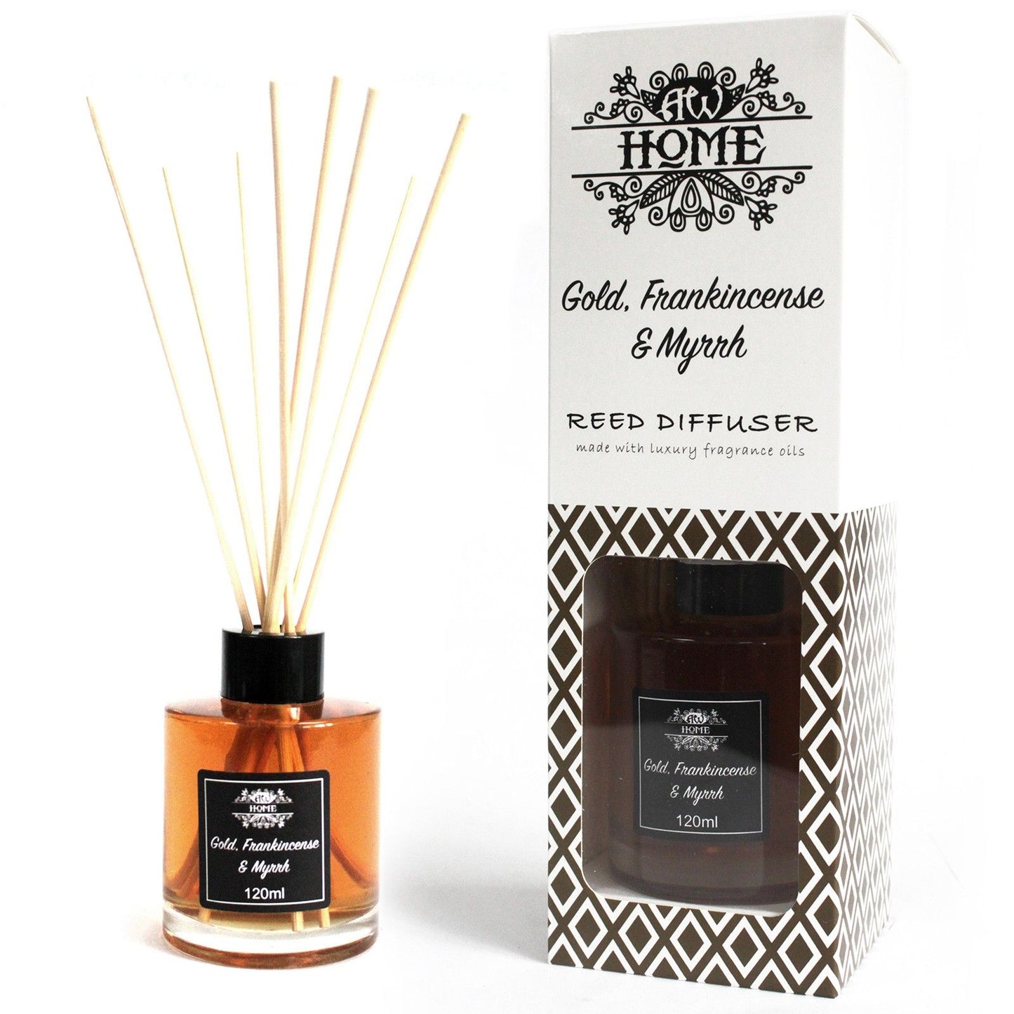 Duftstäbchen Diffusor 'Gold, Weihrauch & Myrrhe' – 120ml