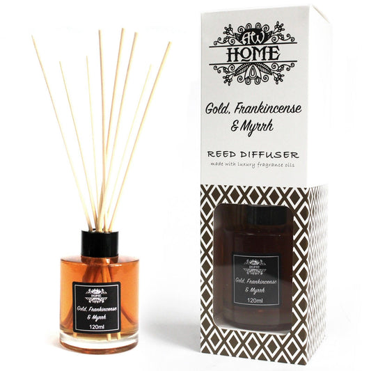 Duftstäbchen Diffusor 'Gold, Weihrauch & Myrrhe' – 120ml