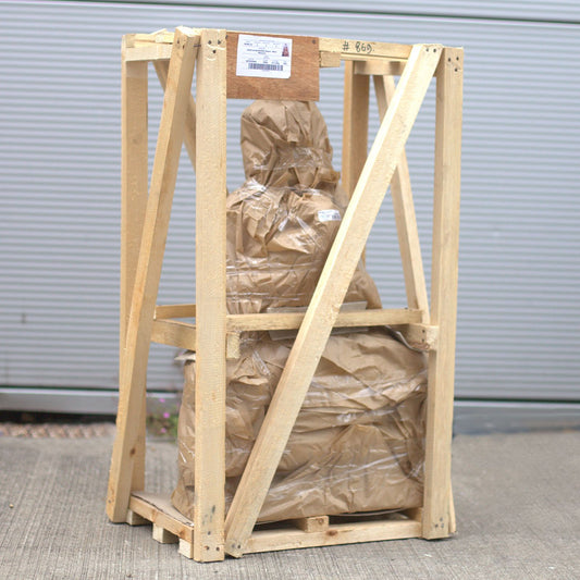 Willkommender Buddha aus Suarholz - Handgeschnitztes Unikat 80 cm