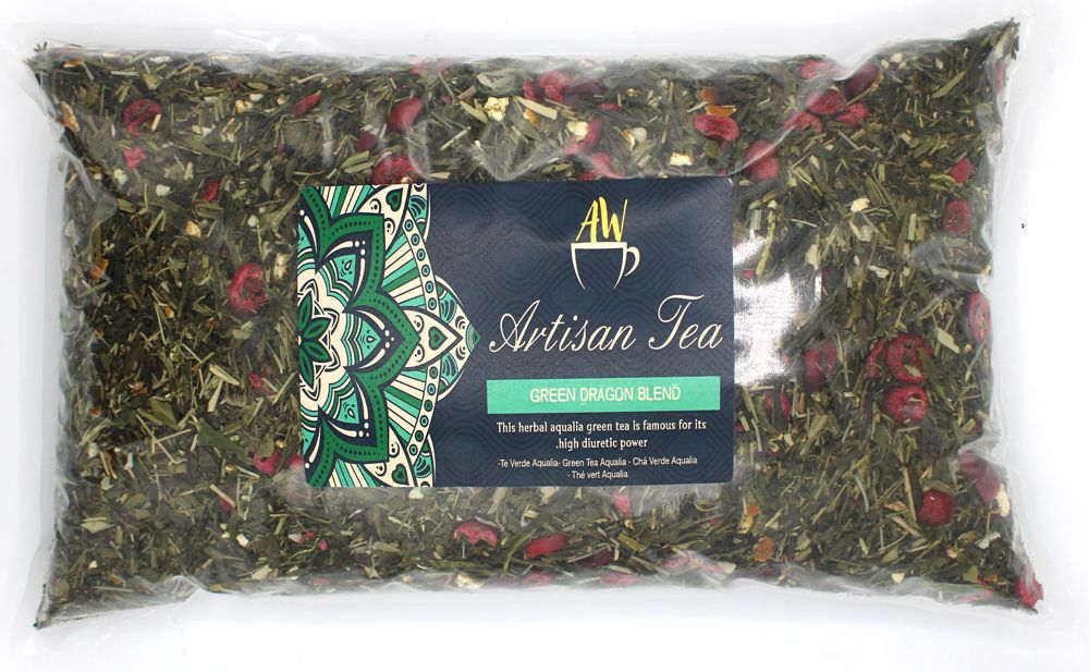 Grüner Drachen Premium Grüntee - 1kg Mischung aus Sencha & Lung Ching