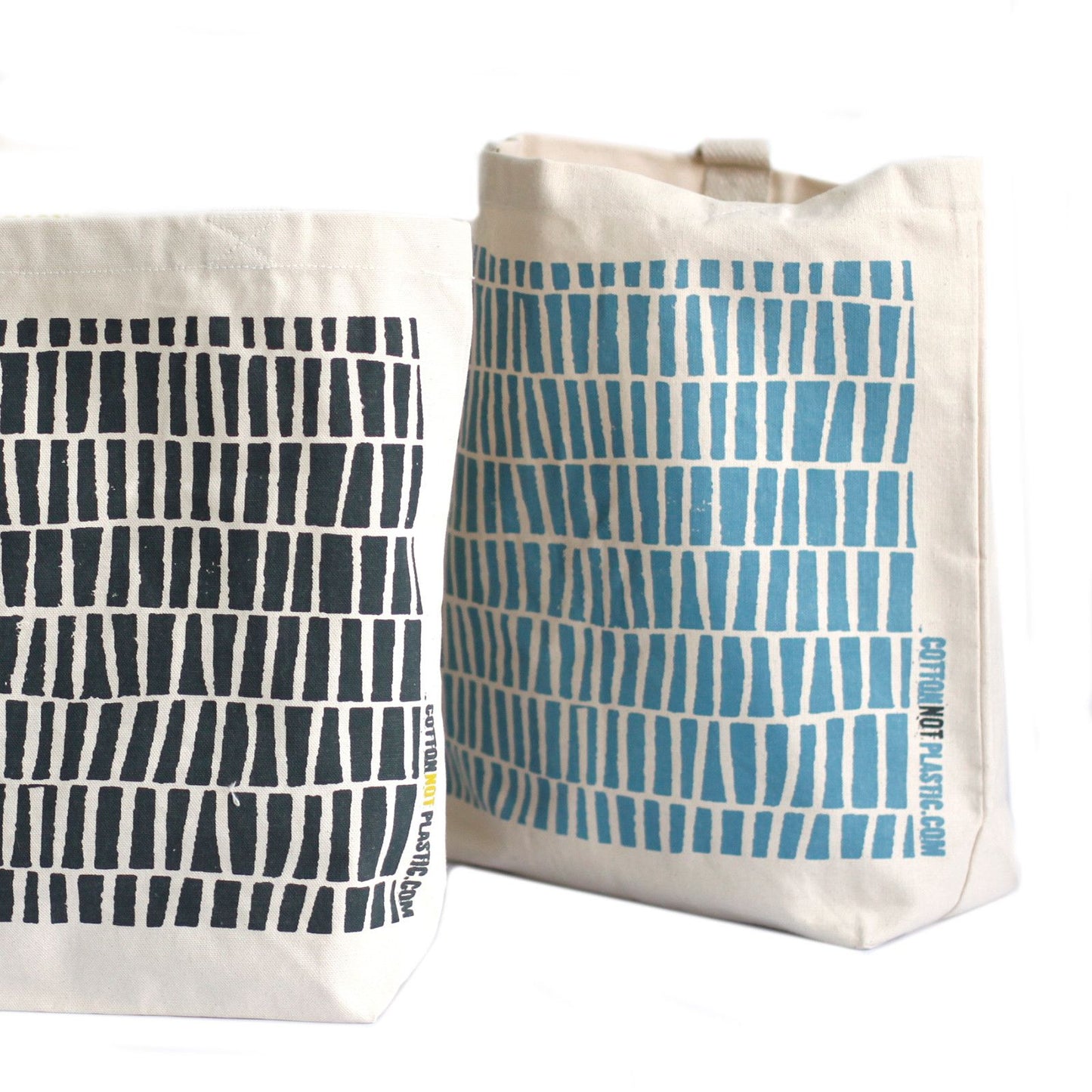 Set mit 4 Baumwolltaschen - Individuelle Vollflächen-Motive