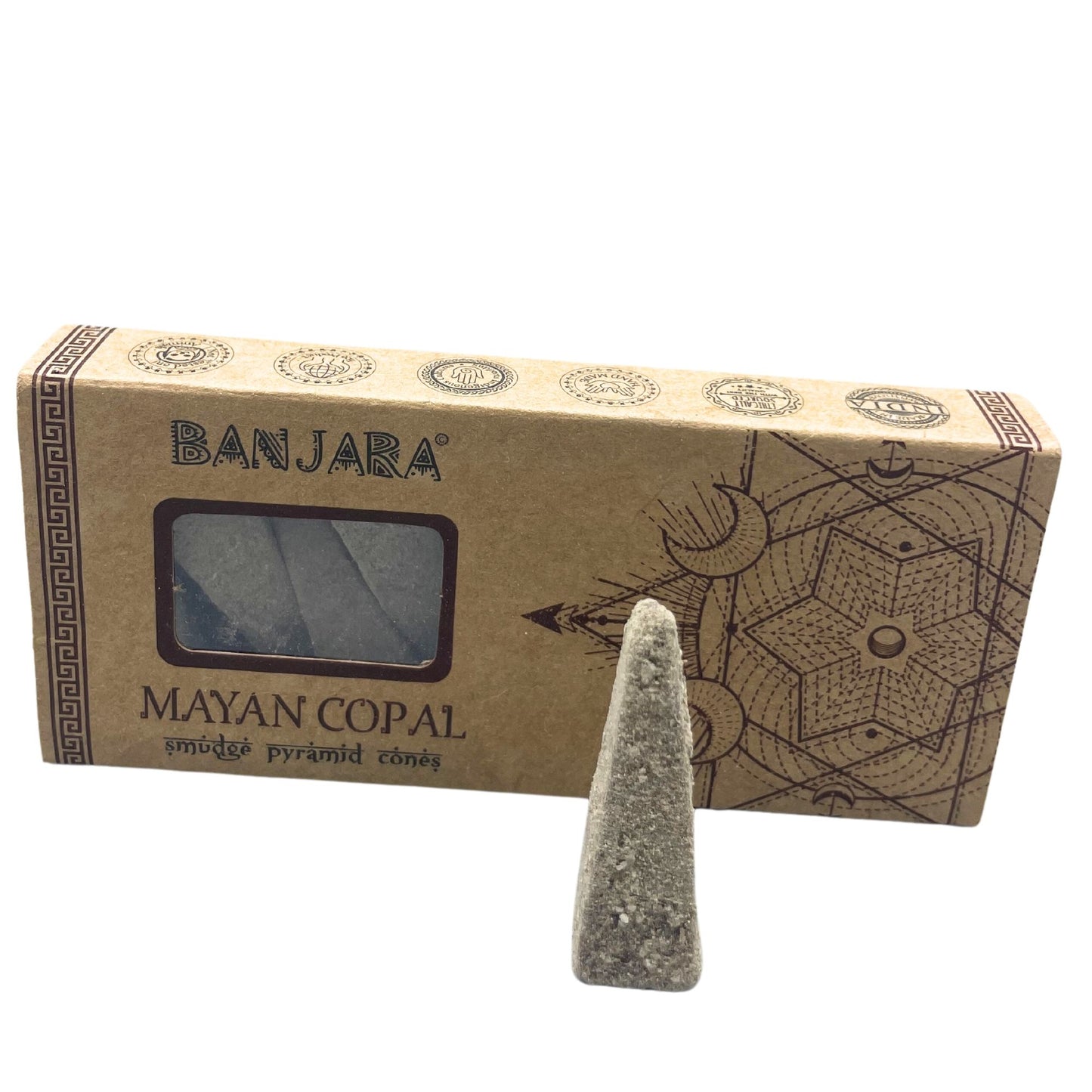 Banjara Räucherkegel Maya-Copal in Pyramidenform - 10 Stück