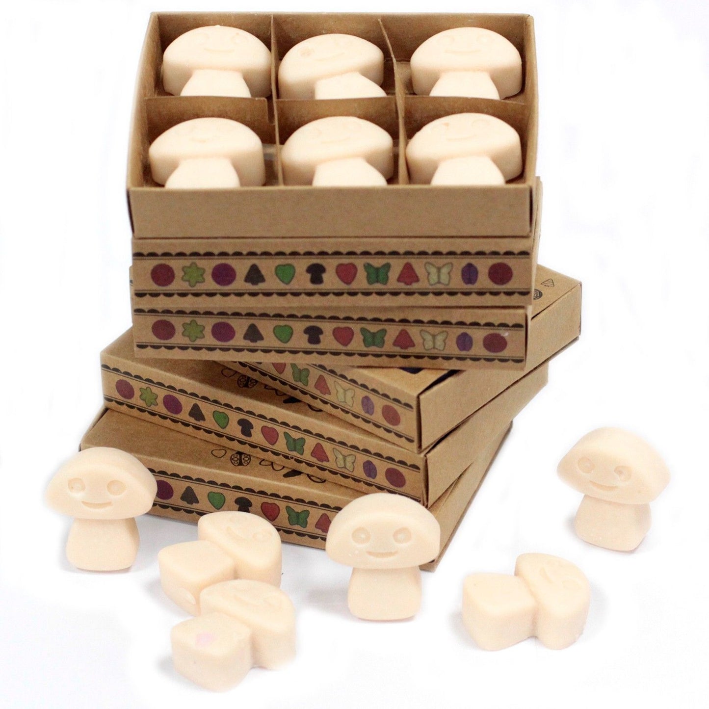 Geschenkset Duftwachs Vanille-Muskat – 6 Stück im edlen Präsentkarton