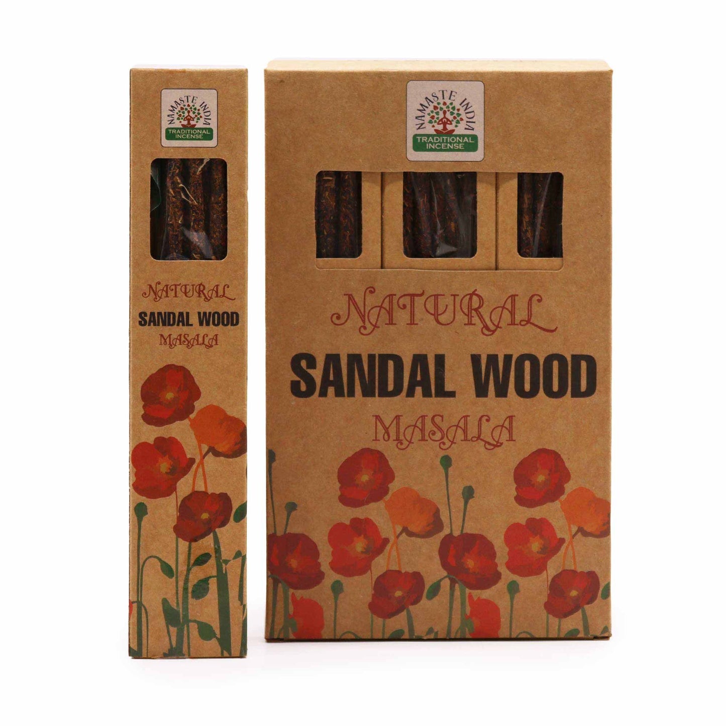 Masala Räucherstäbchen Sandelholz – Natürliche Duftkomposition in Geschenkbox