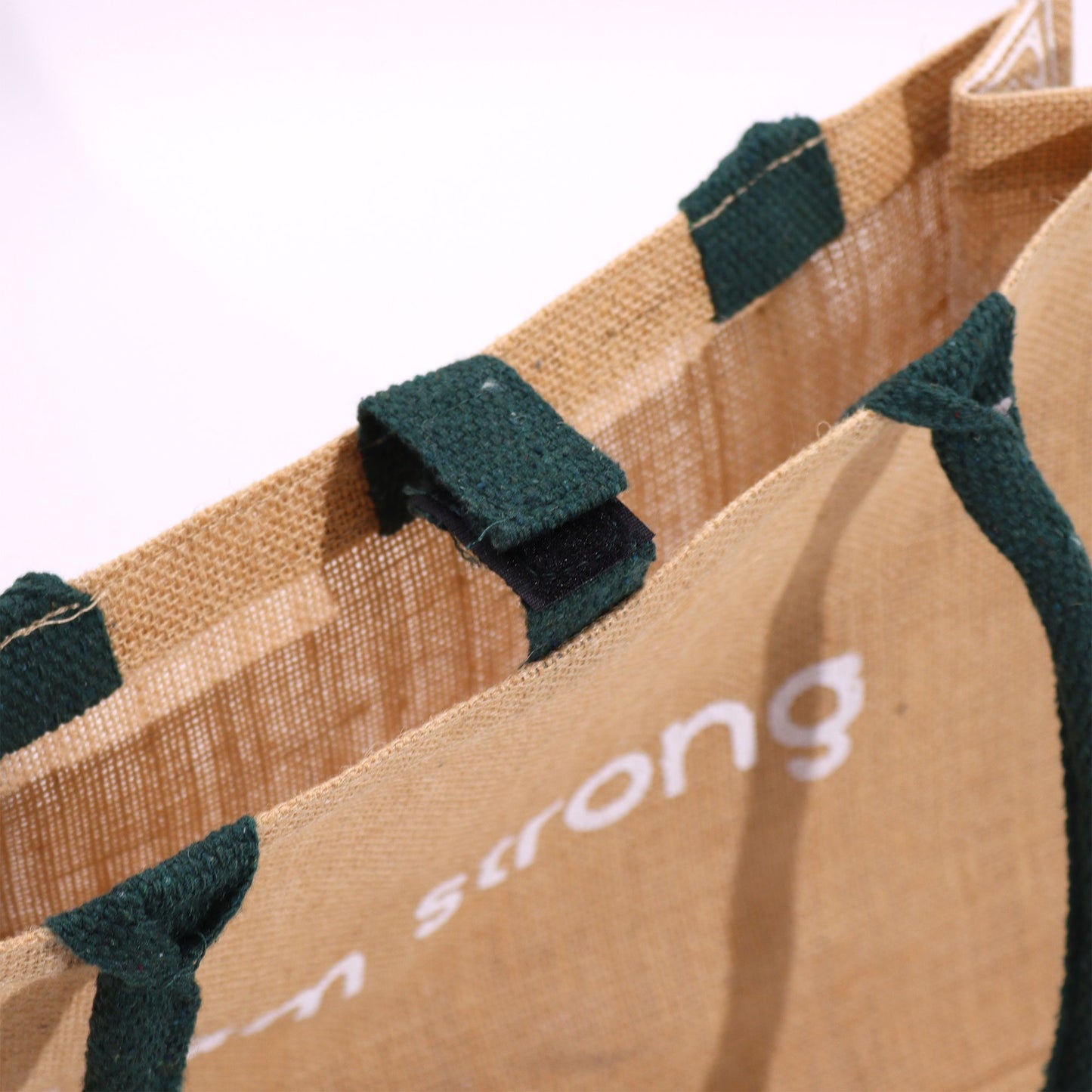 Jute Shopper »I am Bright« – Motivierende Tragetasche mit Hasenmotiv