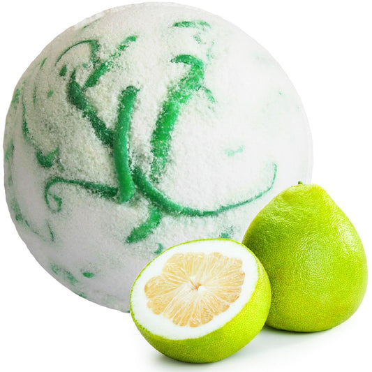 Tropische Badebombe Pomelo mit Kokosbutter – 180g Wellness-Moment