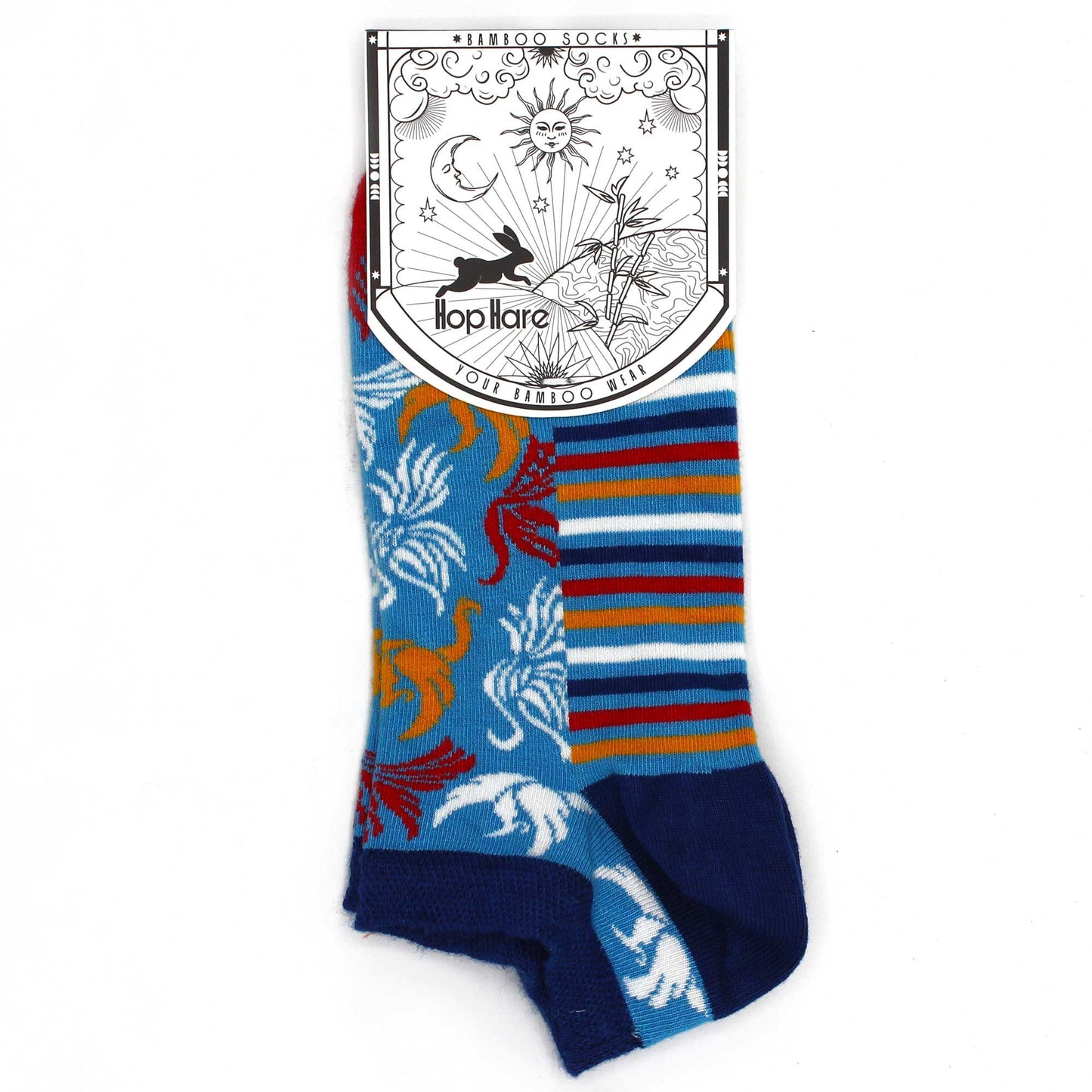 Hop Hare Bambus-Socken Low - Phönix Design | Größe 41-46