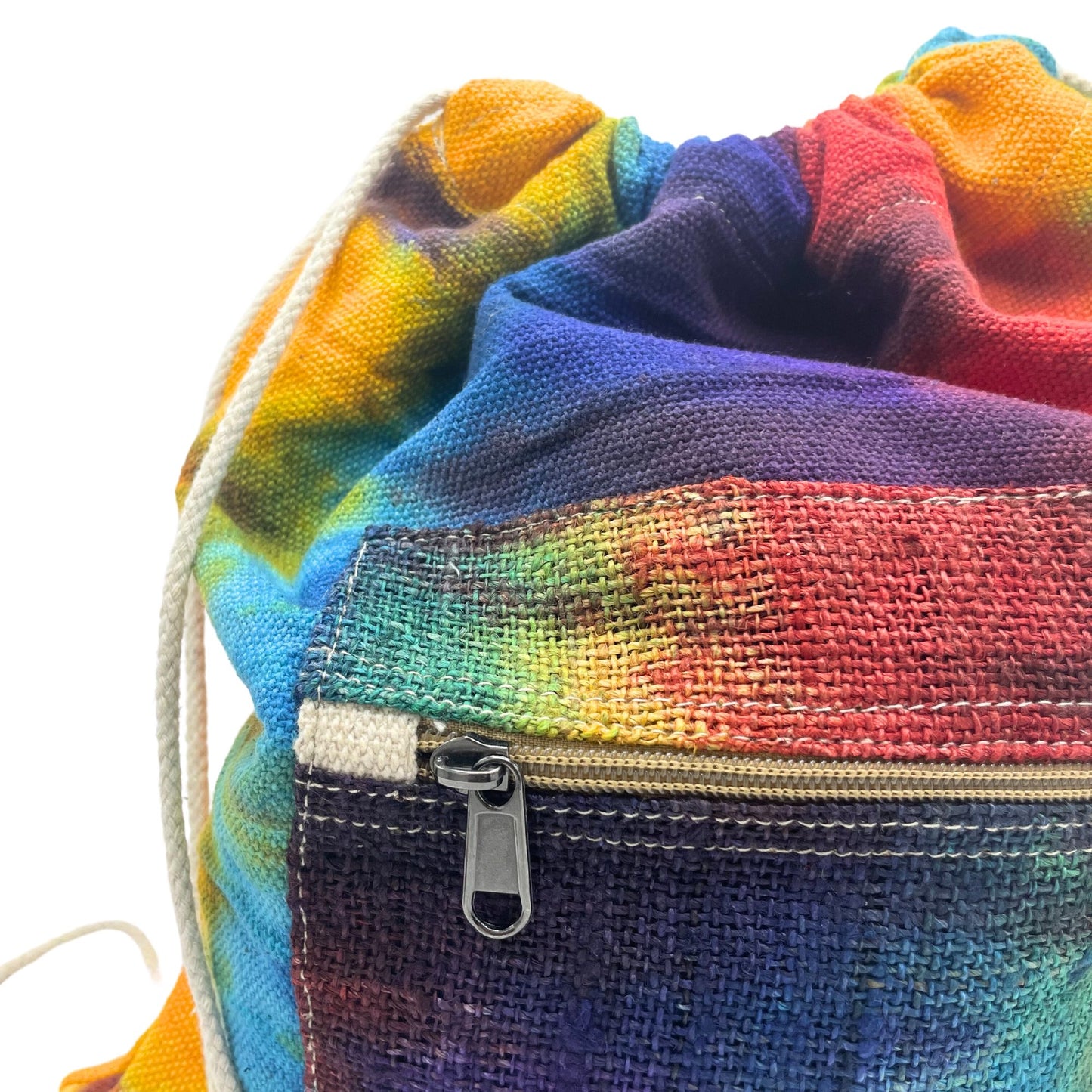 Hanf-Baumwolle Tragebeutel mit Tie-Dye Muster – Handgefertigt in Nepal