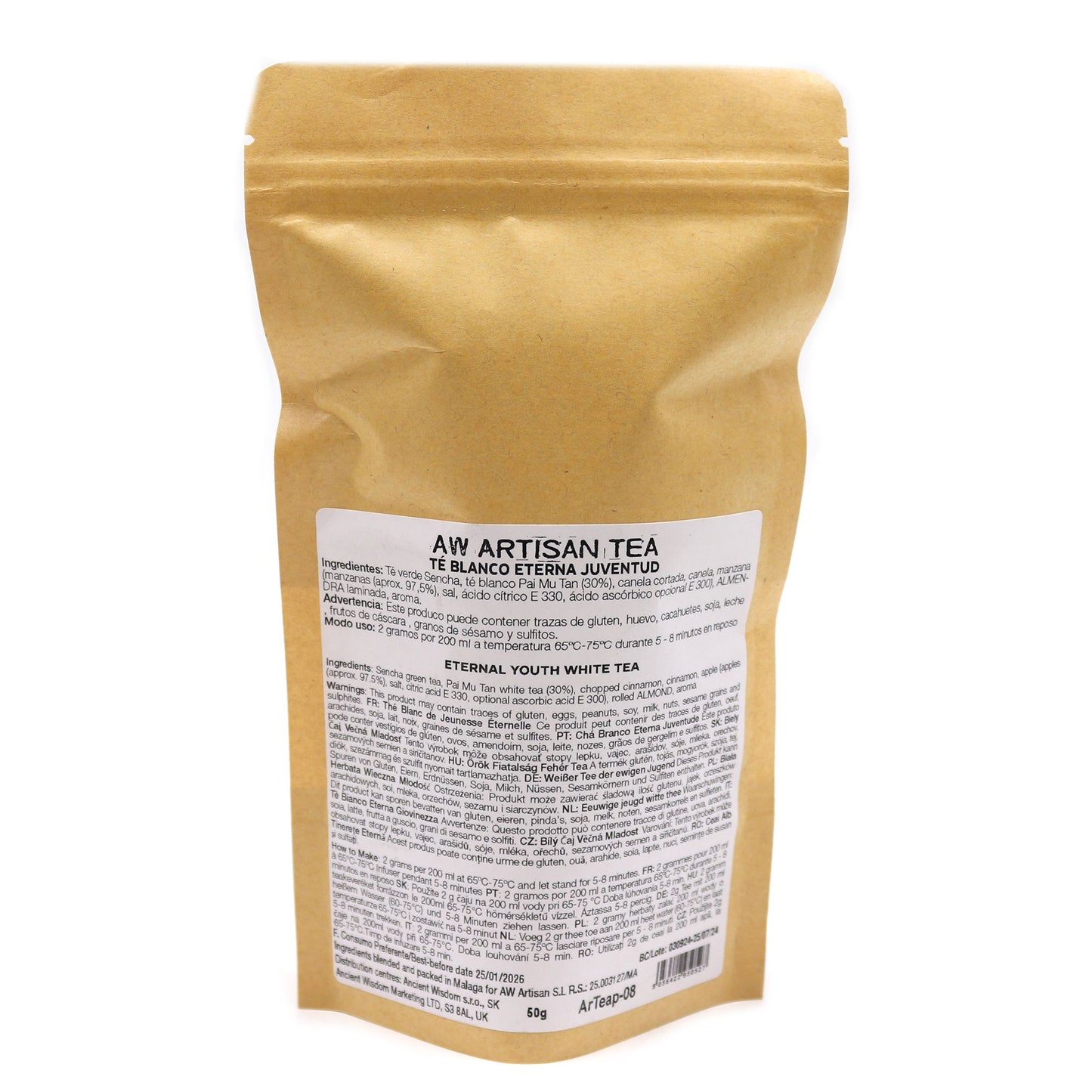 Sencha & Weißer Pai Mu Tan Tee - Verfeinert mit Zimt, Apfel & Mandel