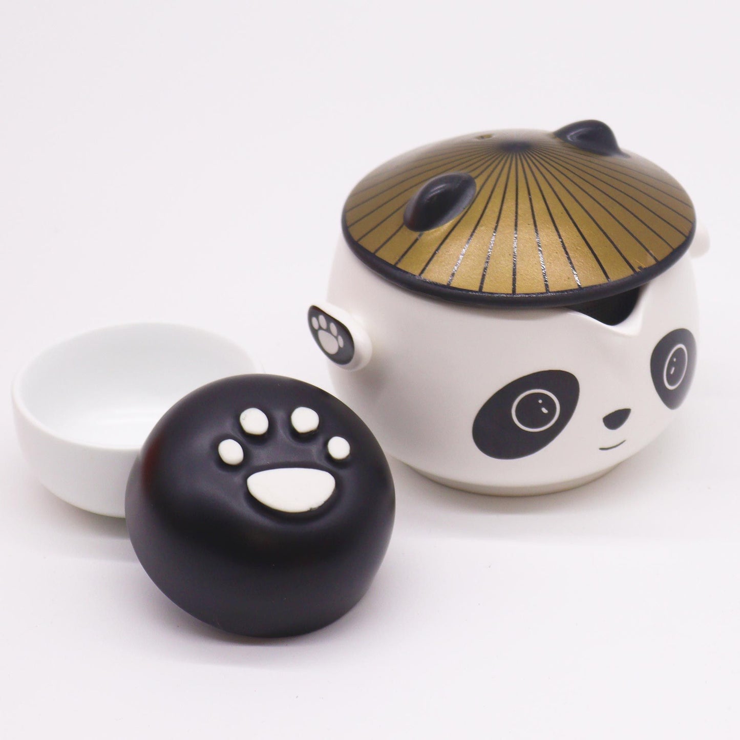 Kung Fu Panda Teeset – Keramik-Kanne mit Sieb, 2 Tassen & Reiseetui