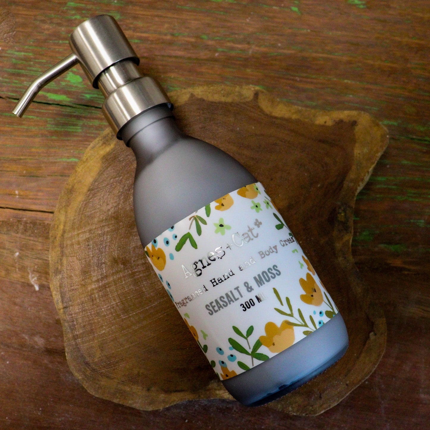 Körperlotion Meersalz & Moos 300ml – Natürliche Pflege mit Glasflasche