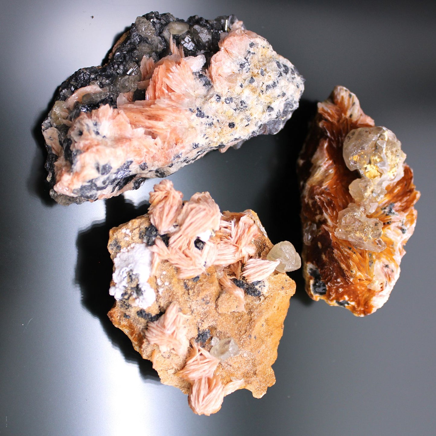 Mineraliensammlung Barit & Serizit – 60 handverlesene Unikate