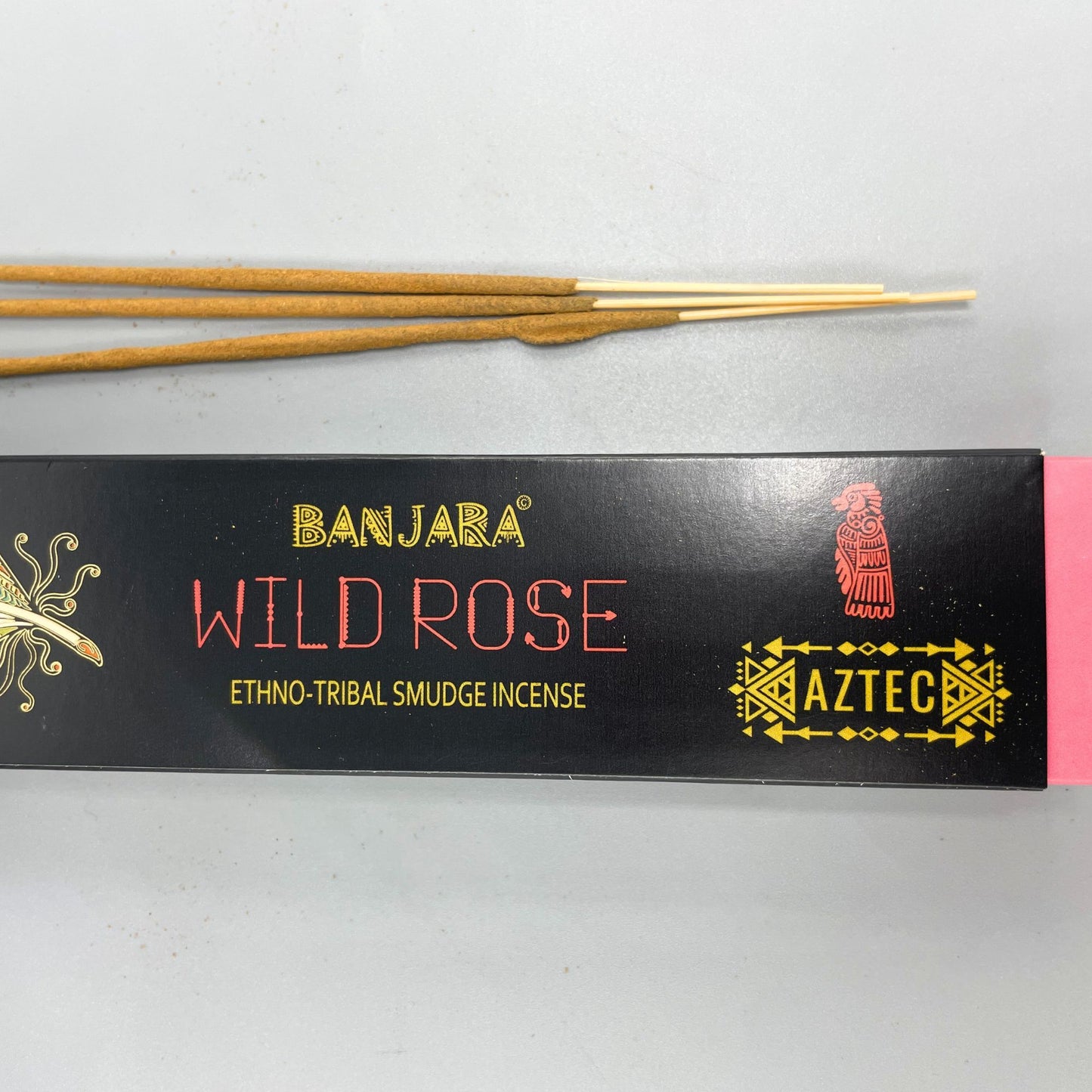 Tribal Räucherstäbchen Wildrose von Banjara – 10 Stück
