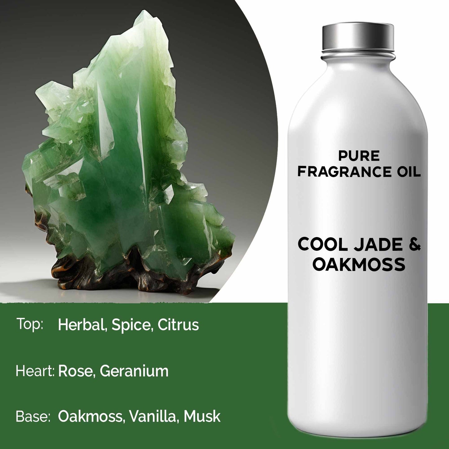 Duftkonzentrat Cool Jade & Eichenmoos – 500ml reines Duftöl