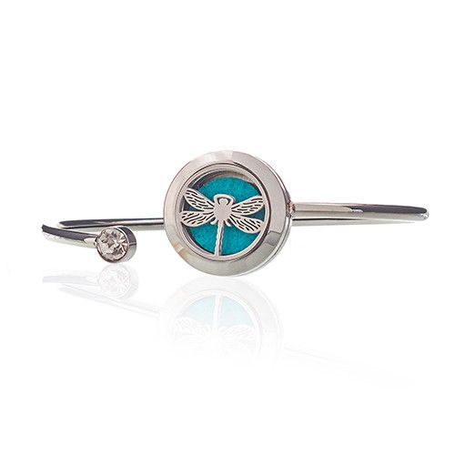 Dragonfly Aromatherapie-Armband – Persönlicher Duftbegleiter aus Edelstahl