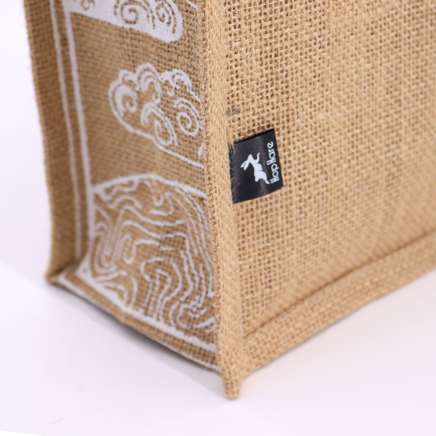 Jute Shopper 'Mutiger Hase' – Nachhaltige Tasche mit inspirierendem Design
