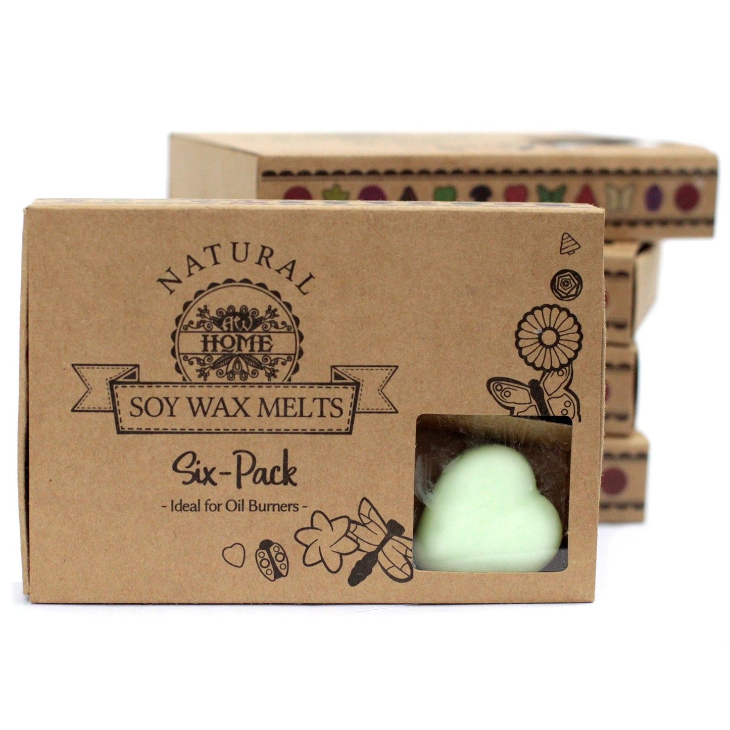 Geschenkset Duftwachs Dunkles Sandelwood – 6 Stück im Präsentkarton