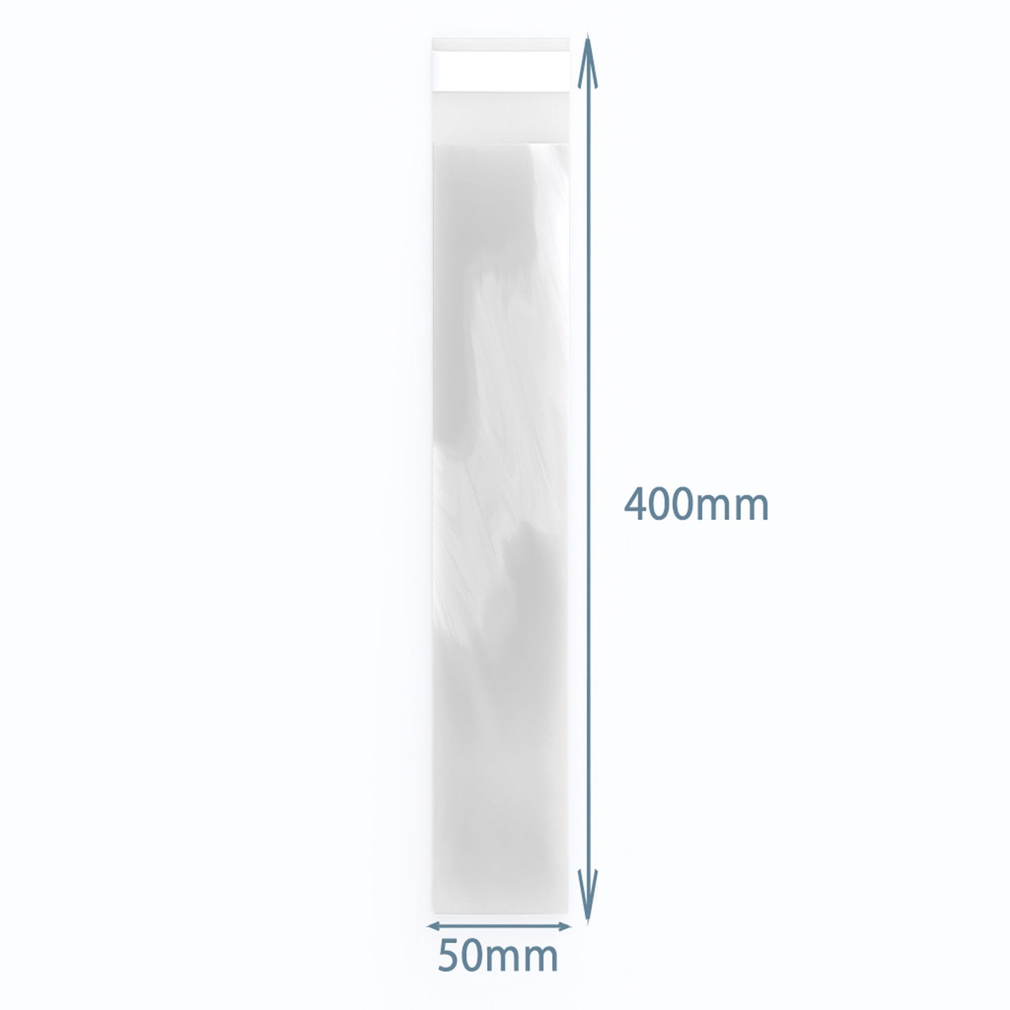 Premium Klar-Glanz Beutel 400x50mm, 500 Stück – Kristallklar & wiederverschließbar
