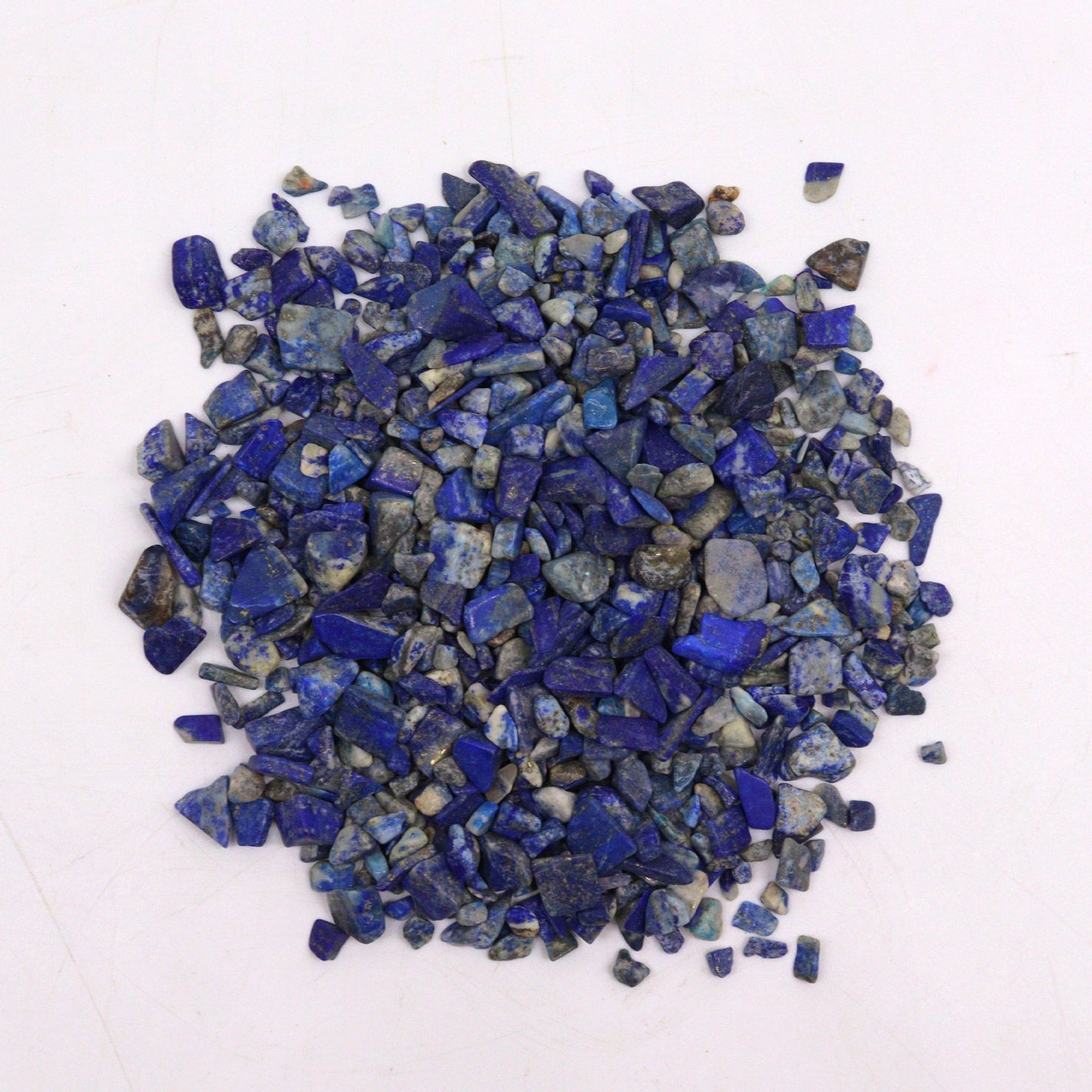 1kg Lapislazuli Edelsteinchips - Natürliche Dekosteine in Tiefblau