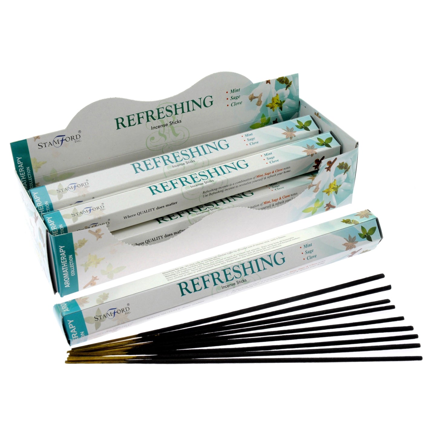 Premium Räucherstäbchen 'Erfrischend' – Handgerolltes Set mit 120 Stäbchen
