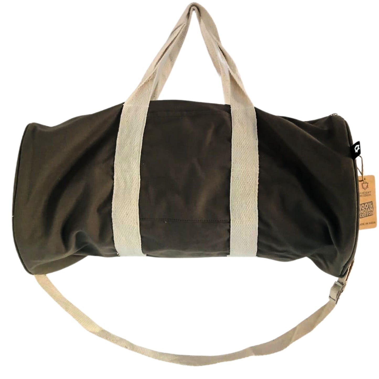 Sporttasche Olive – Handgefertigte Baumwolltasche für Fitness & Alltag