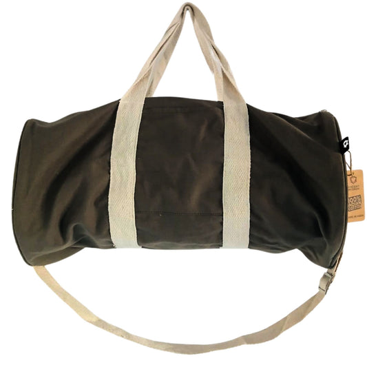 Sporttasche Olive – Handgefertigte Baumwolltasche für Fitness & Alltag