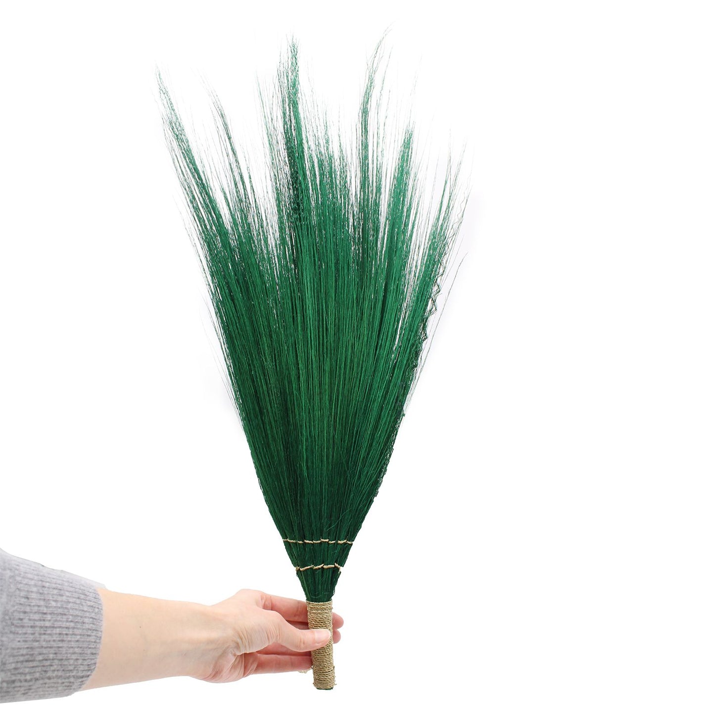 Set mit 4 Wandbesen aus Pampasgras & Seegras - Lebendige Farben
