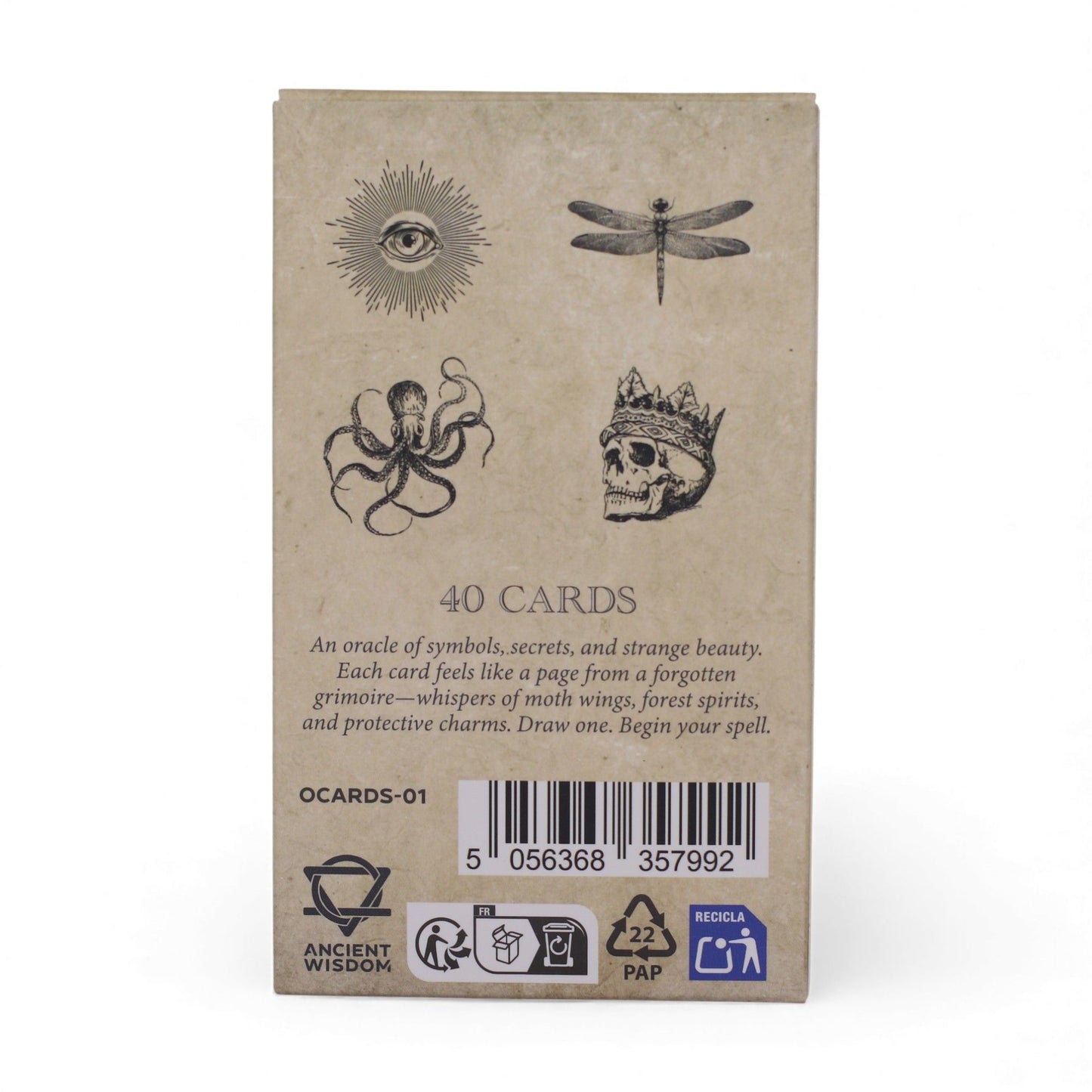 Spellbook Orakelkarten - Mystisches Deck für symbolische Weissagung