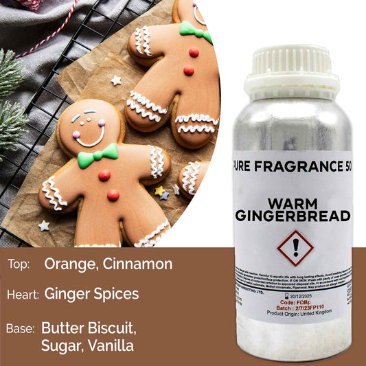 Duftkonzentrat Gebrannte Mandel & Zimt - 500ml für Aromatherapie & DIY